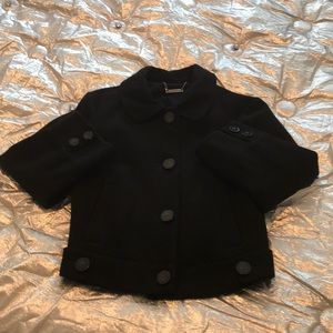 DKNYC cropped black jacket